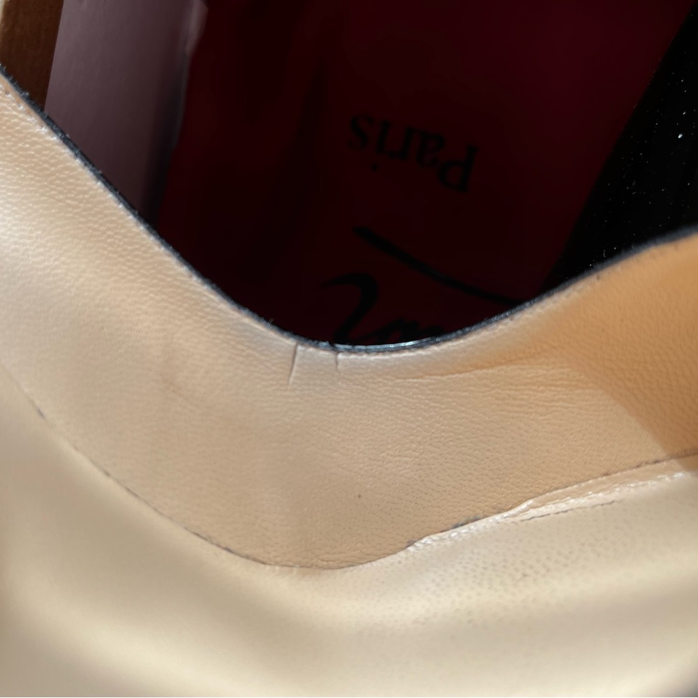 Christian Louboutin So Kate Black Patent Leather 120mm Pumps - Picture 15 of 15